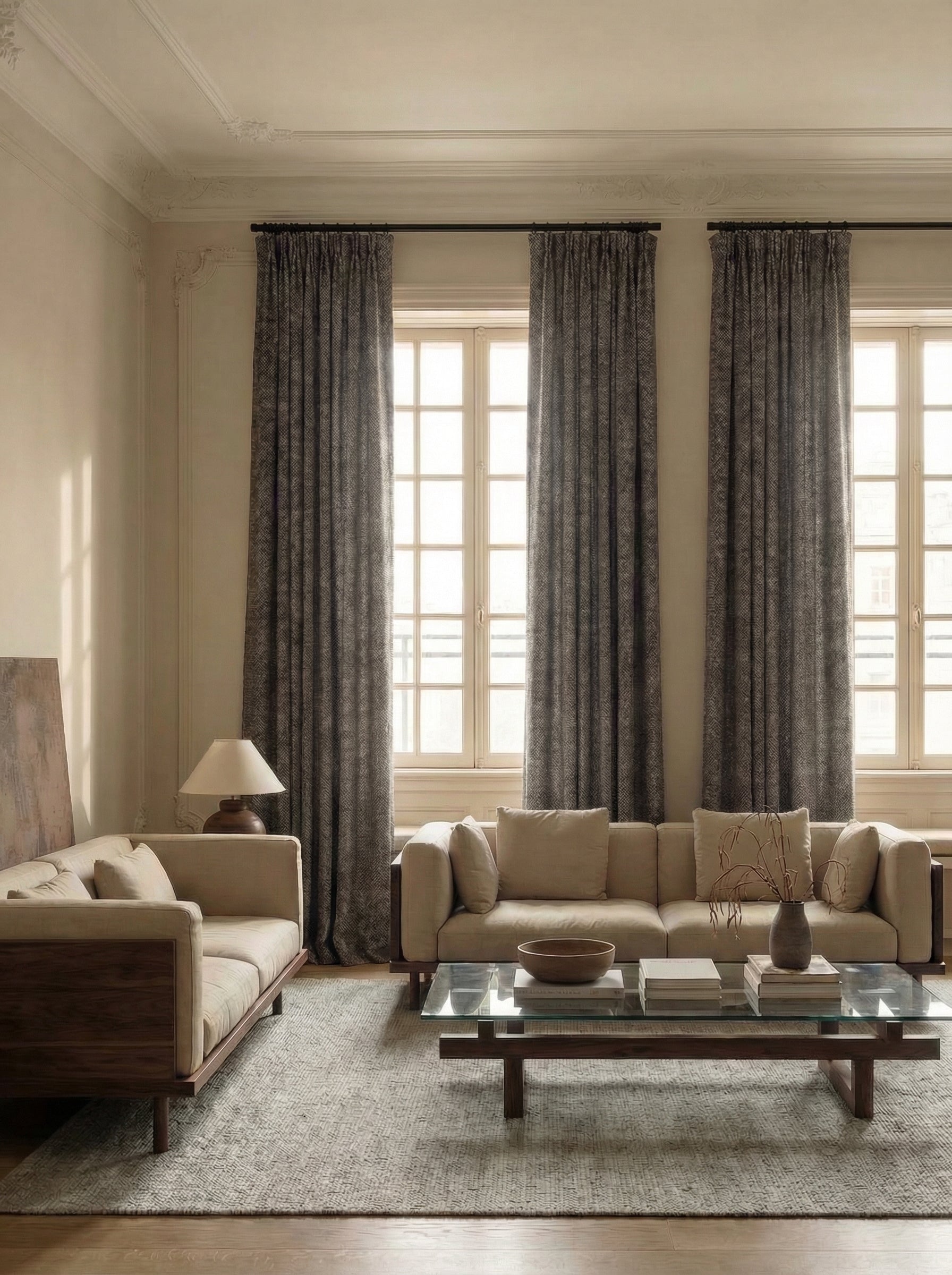 Original Linen Curtain 100%- None Dyed