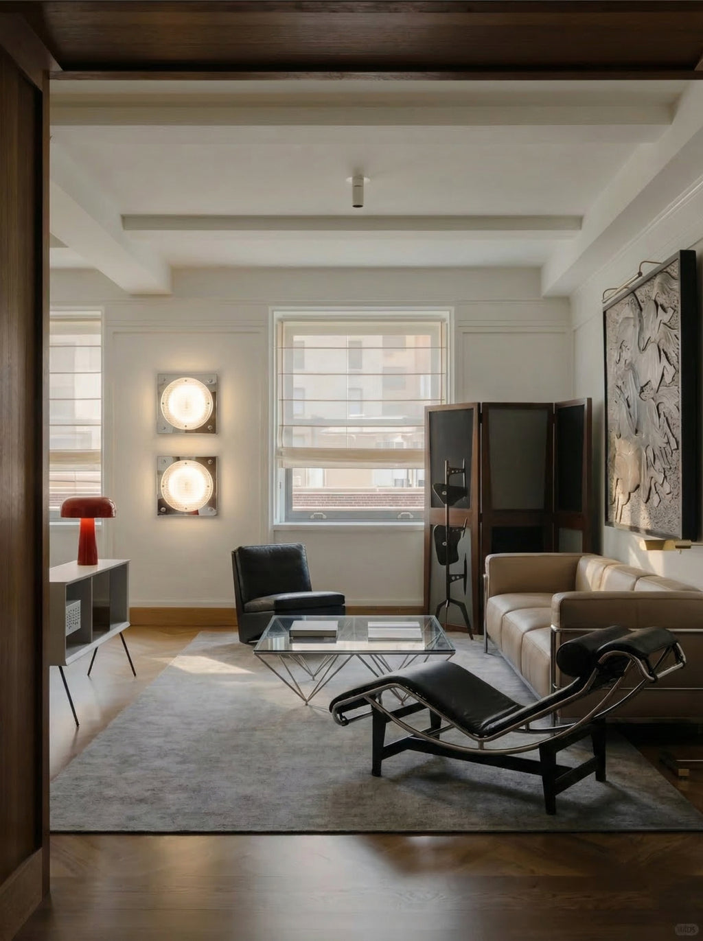 Bauhaus style wall light