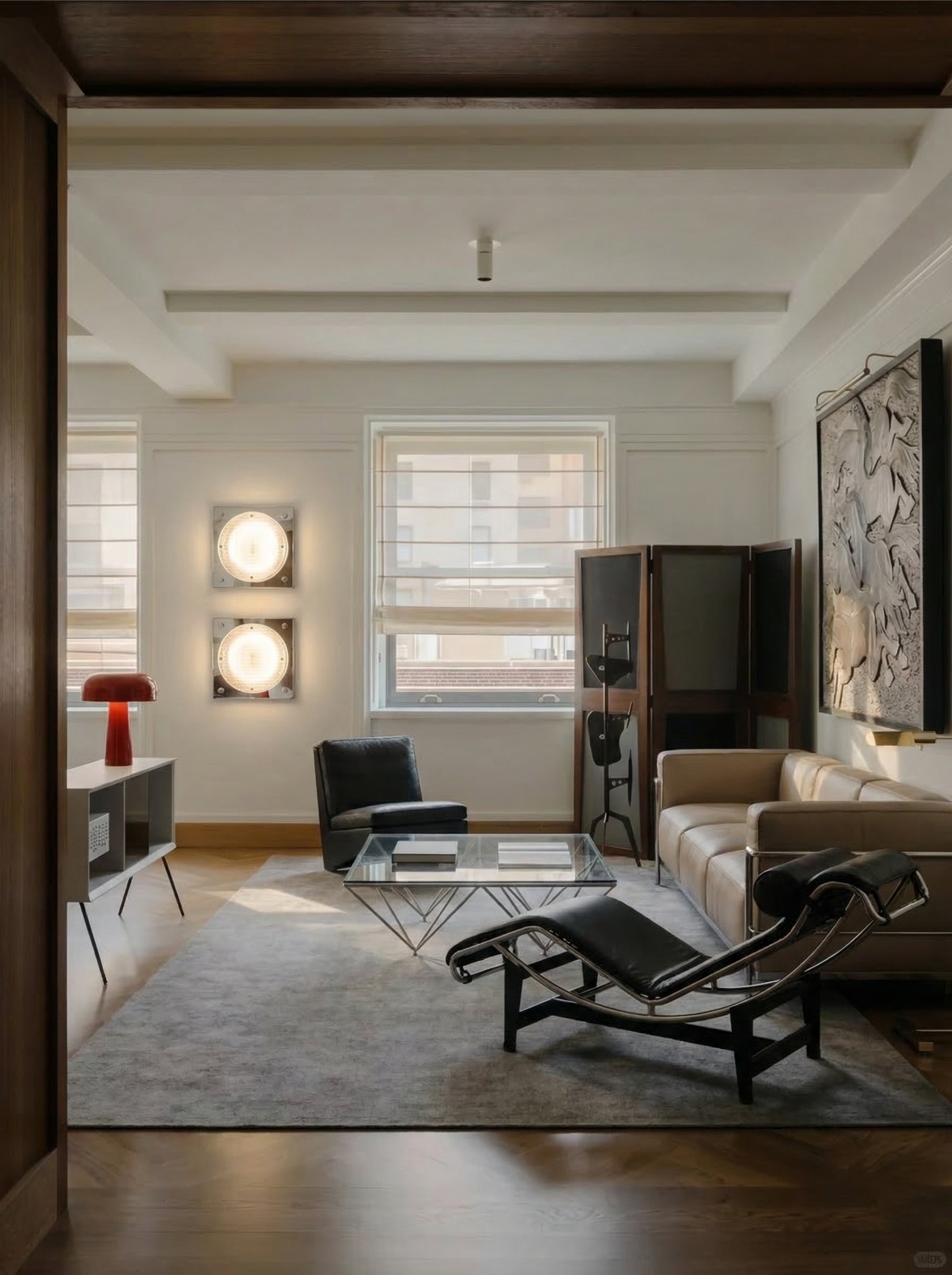 Bauhaus style wall light